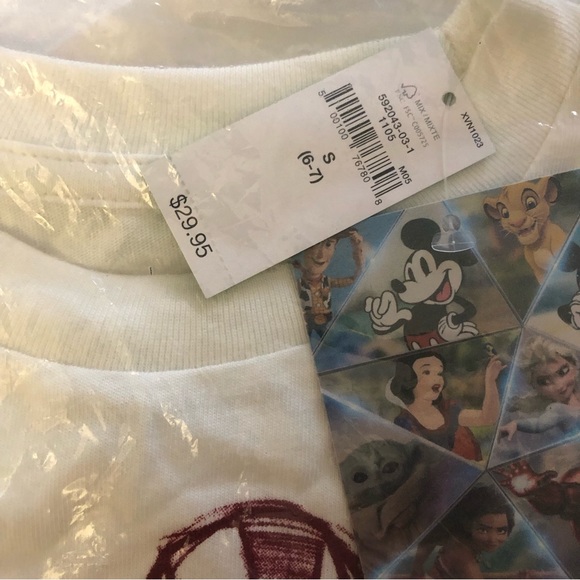 NEW GapKids “IronMan” Disney 100 Edition Marvel Superhero Graphic T-Shirt Small - Picture 2 of 5